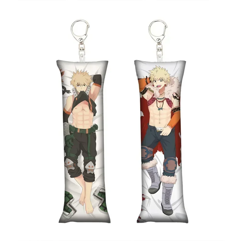 thumbnail image 1 of 10cm Anime Peripheral Products All·Might Deku Endeavour Plush Filling Cosplay Cute Keychain School Bag Pendant Toy Gift for Kids, 1 of 5