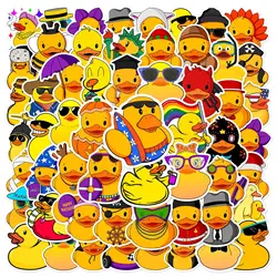 10/30/50pcs Creative Cute Duck Graffiti Sticker Mobile Phone Laptop Diy Guitar Water Cup Kids Toys Notebook Decal Decor Sticker