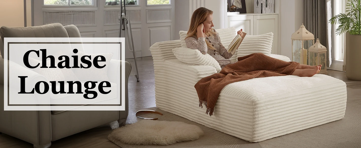 oversized chaise lounge chair