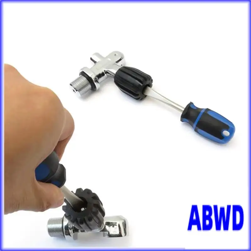 WD-스쿠버 탱크 밸브 제거 도구 스쿠버 다이빙 실린더 밸브 렌치 핸드휠 너트 드라이버 도구 스패너