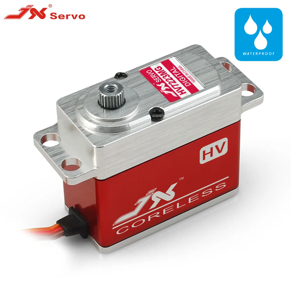 

JX Servo PDI-HV7223MG 23KG High Voltage Precision Metal Gear Full Aluminium Shell Digital Coreless Standard for RC Model Part