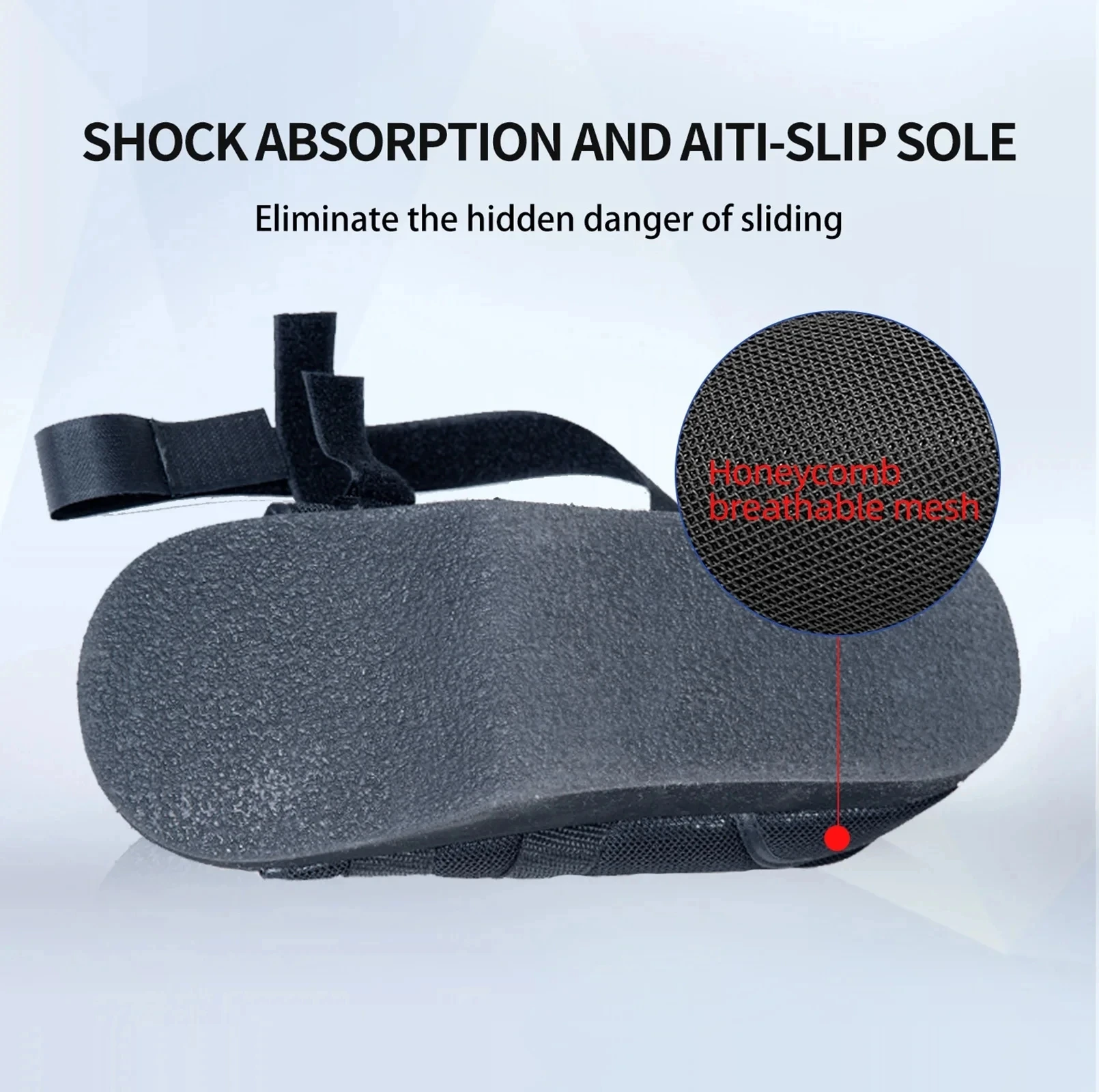 Adjustable Winter Summer Post Surgical Forefoot Shoe-Foot Fracture Shoe-Toe Orthopedic Support Brace-For Left and Right Foot 3