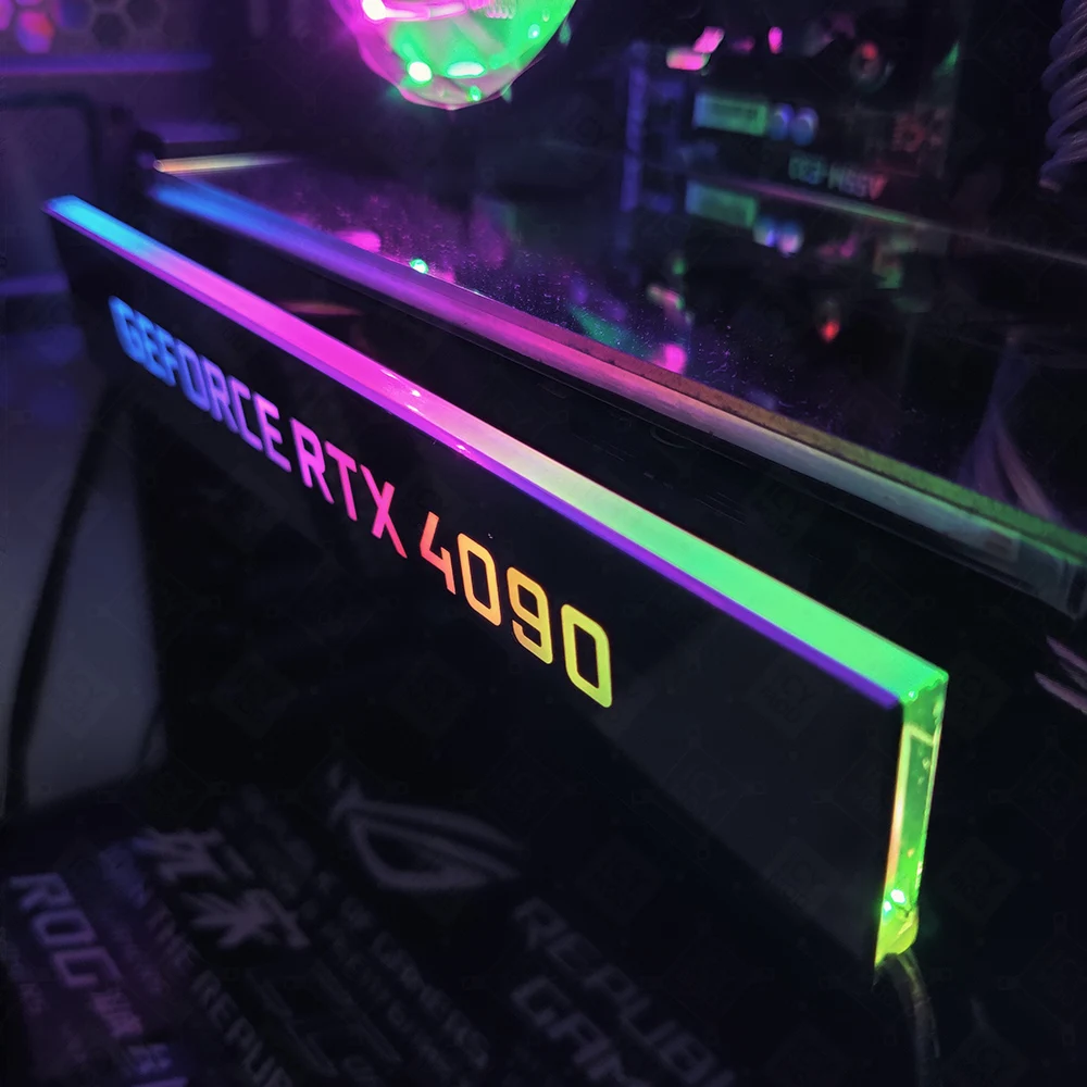GPU Holder Bracket Video Card Decoration A-RGB VGA Cover
