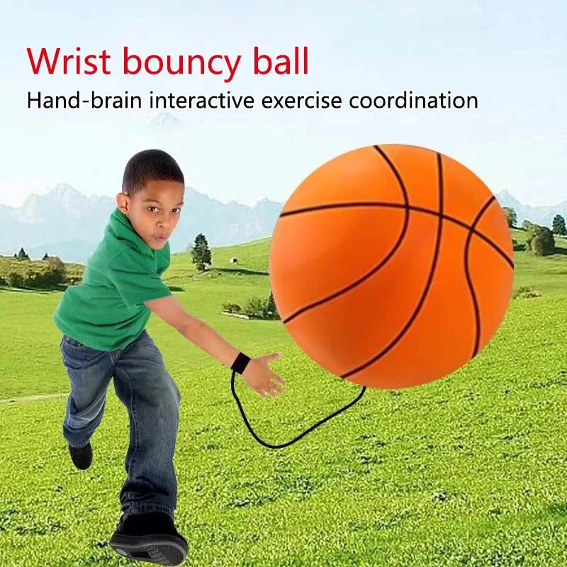 Hand Strengthener Wrist Exerciser Hand Grip Strengthener Hand Grip Trainer Wrist Return Hand Ball Sponge Rubber Rebound Ball Rope Stress Relief Toy Kids Toys Wrist Exercise Hand Strengthening