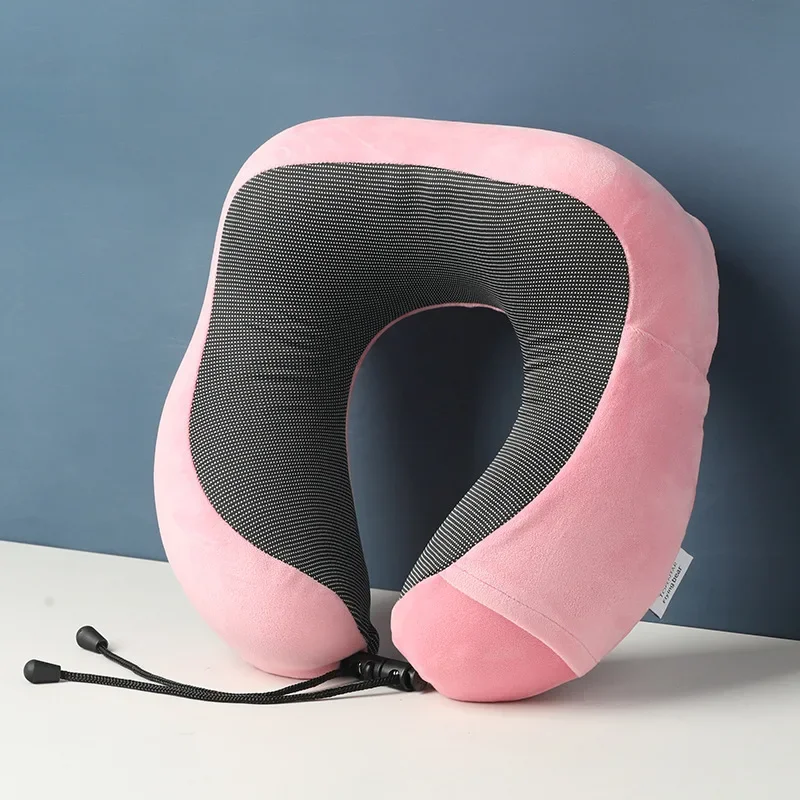 Memory Foam U-shaped Pillow Neck Support Travel Portable Student Sleeping Aid Airplane Pillow Neckrest U-pillow 6