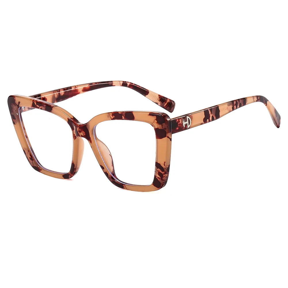 Retro Thick Frame Myopia Glasses for Women Cat Eye Anti Blue Light Reading Eyeglasses Prescription Eyewear Diopter 0 -To -600 3