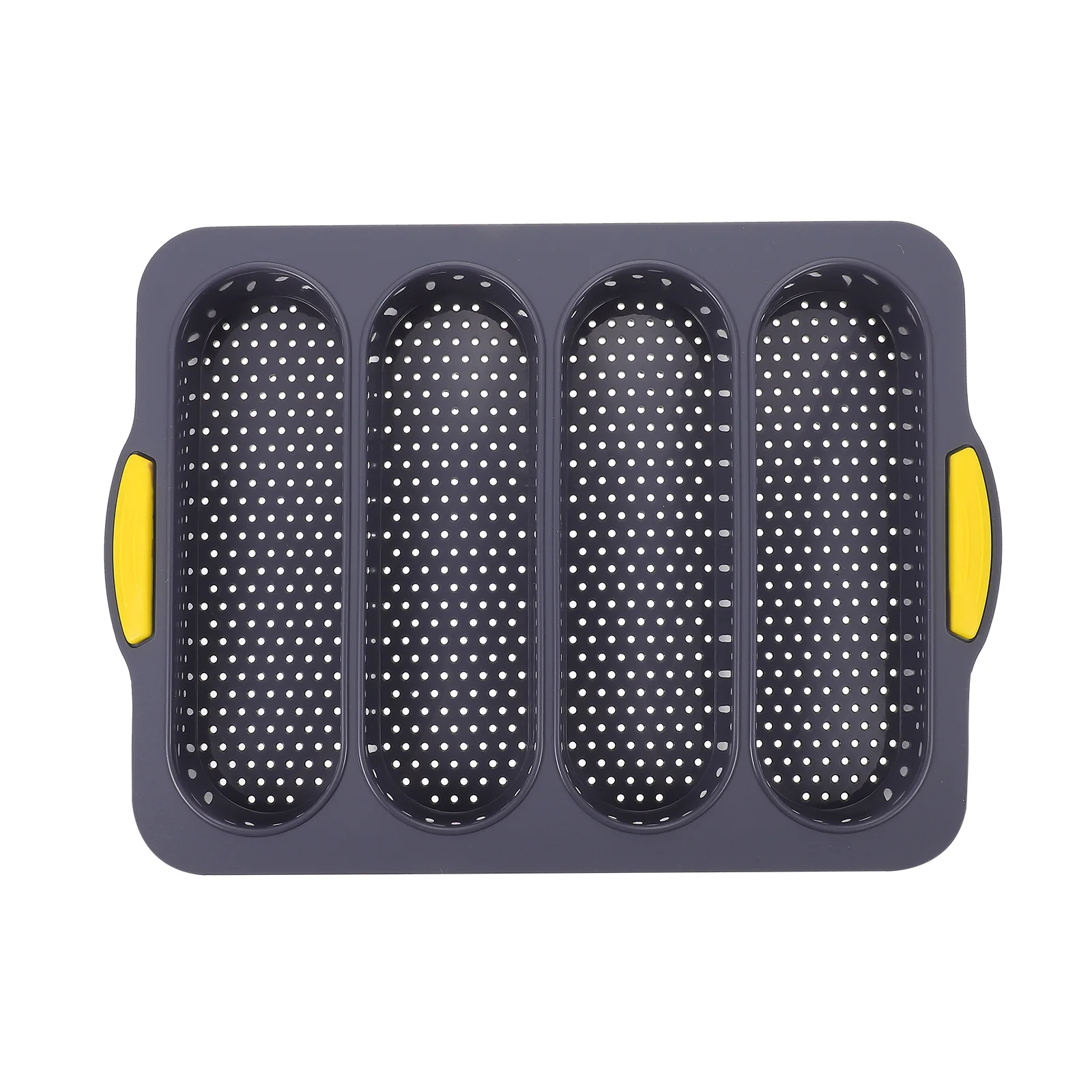 

4 Slot Loaf Mold French Bread Mold Bread Tray Pan Pans Loaf Tin for Home Baker Cake Shop