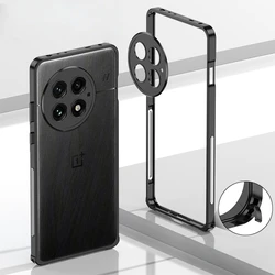 Enhanced Metal Heat Dissipation Frame Case with Alloy Lens Protection and Bumper Cover for OnePlus Ace 5 Ultra (Black)