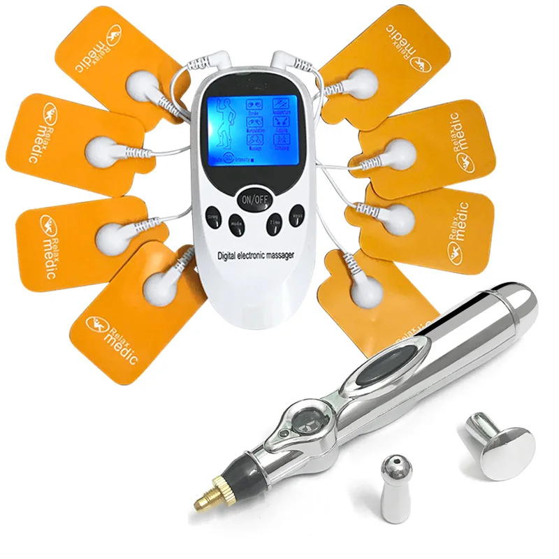 Ems Muscle Machine Massaggiatore Per Il Corpo Trattamenti Per Il Rilassamento Tennis Agopuntura Penna Massaggio Tens Fisioterapia Elettrostimolatore M
