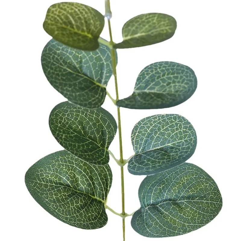 20PCS Artificial Eucalyptus Leaves - Realistic Silk Greenery Stems for Vase Fillers,Wedding/Christmas Home Decor No Maintenance