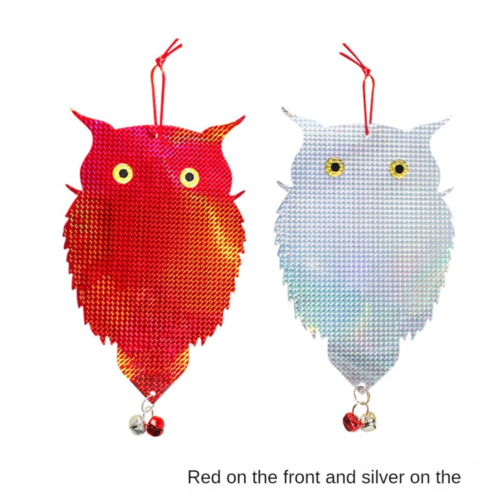 

Owl Bird Repellents Control Scare Device Laser Reflective Fake Owl Scares Bird Pigeons Woodpecker Repellent Garden Supplies