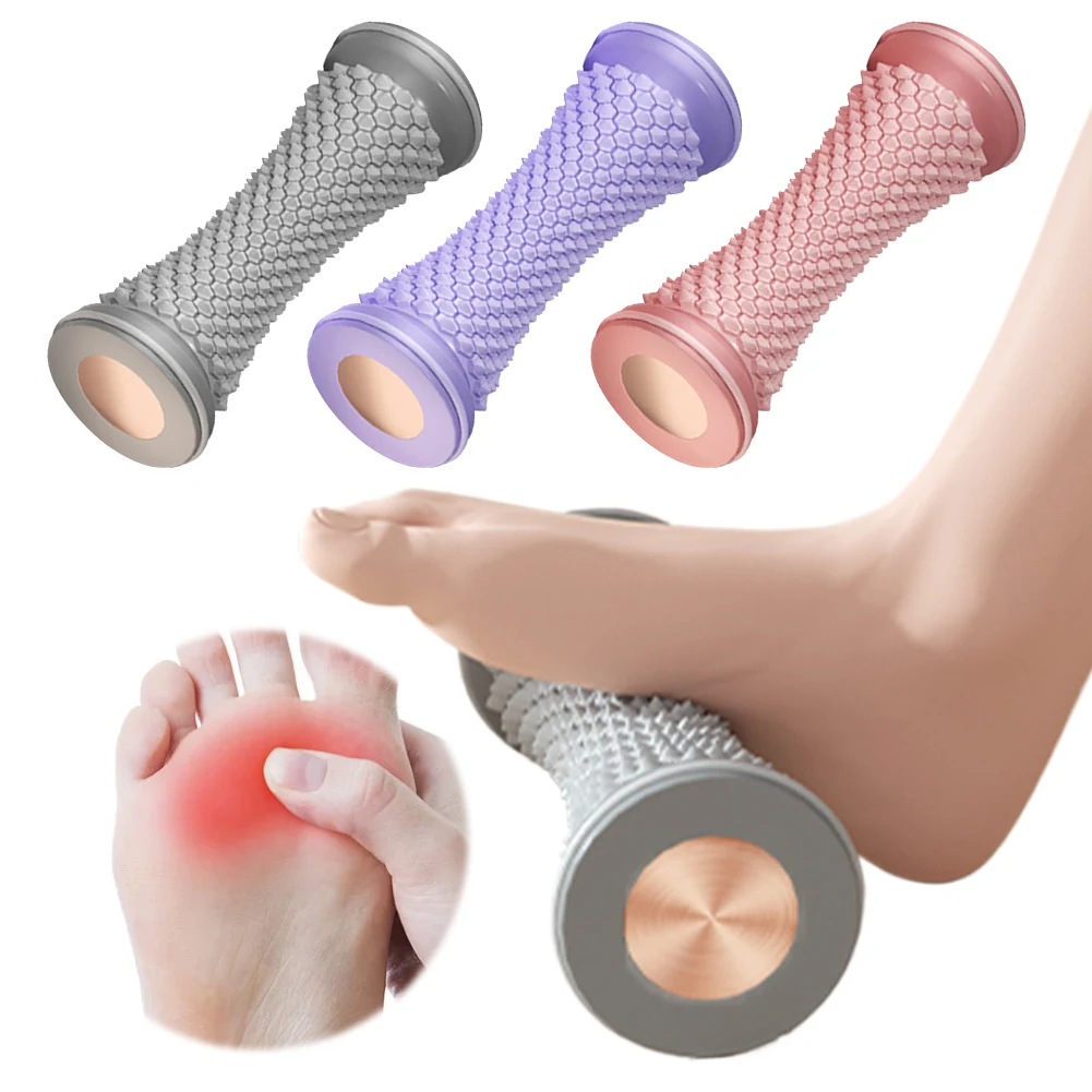 Foot Massage Roller Ergonomic Leg Muscle Massager Multifunctional Reflexology Foot Massager for Heel Arch Arthritis