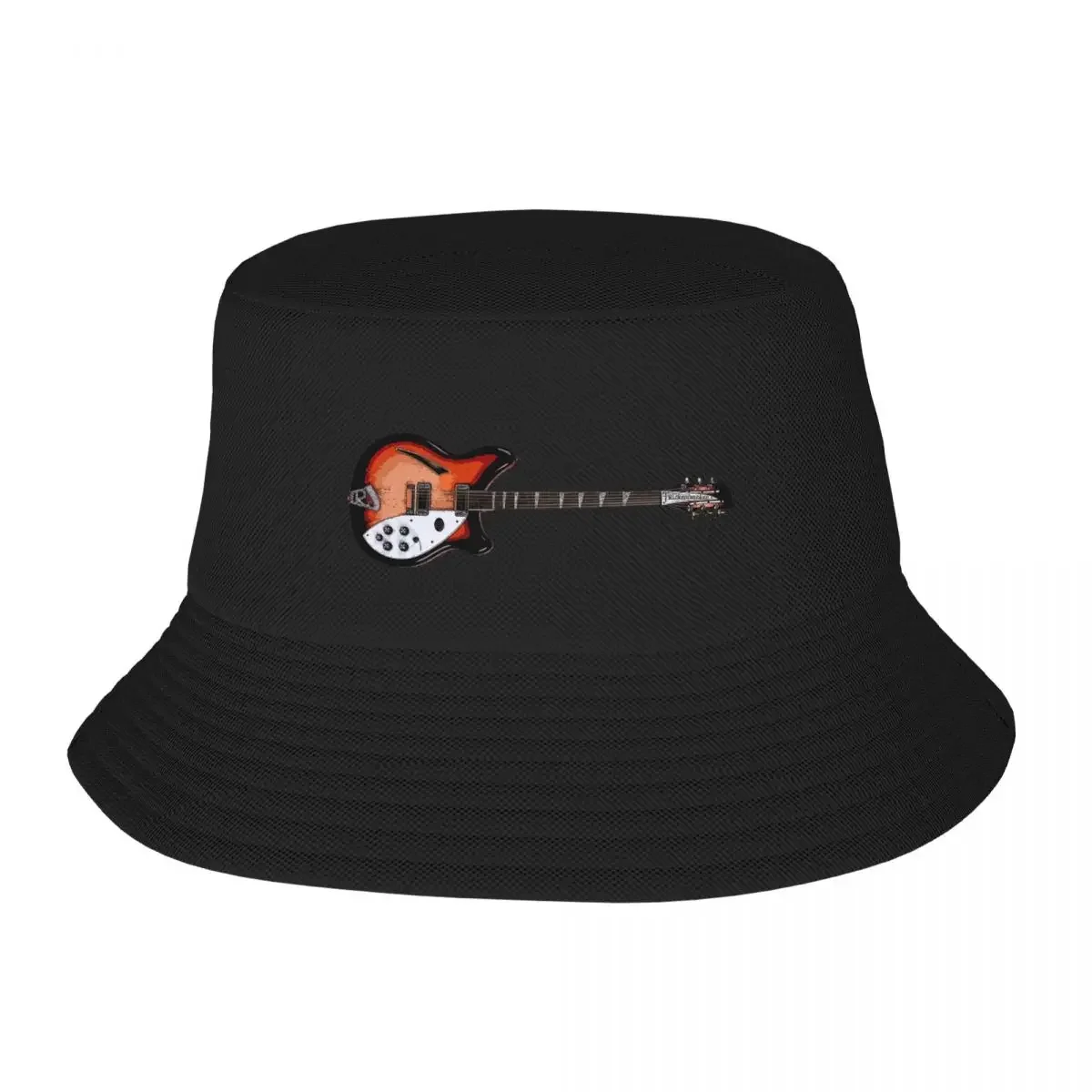 Rickenbacker 360 Sketch Bucket Hat Panama Hat Bambini Bob Cappelli Cool Fisherman Hats Summer Beach Fishing Berretti Unisex