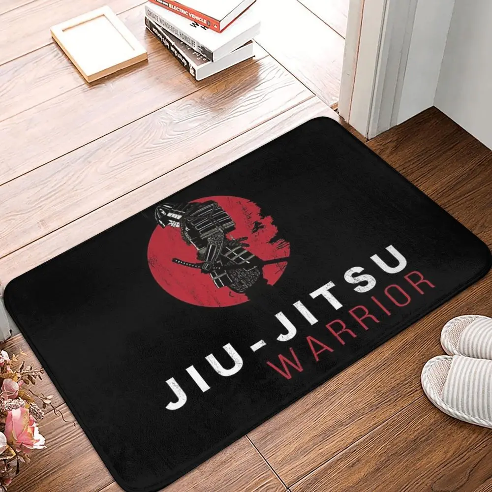 Description Picture 2 of itemJiu-Jitsu Warrior Japanese Bjj Gi & Black Belt Mma Anti-slip Doormat Floor Mat Carpet Rug for Kitchen Entrance Home Footpad Mats