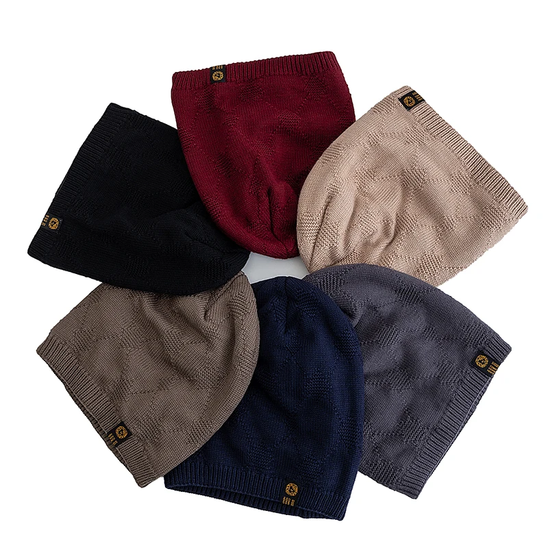 New Style Unisex Winter Hat Warm Wool Cap Stylish Soft Beanie Hat For Men Women Outdoor Thicken Ski Sports Knitted Hat