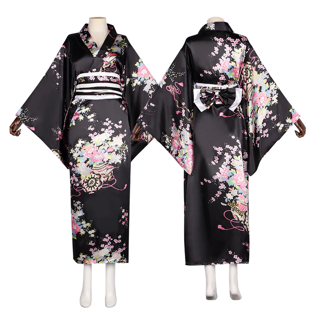 Women's Elegant Kimono-Style Summer Dress