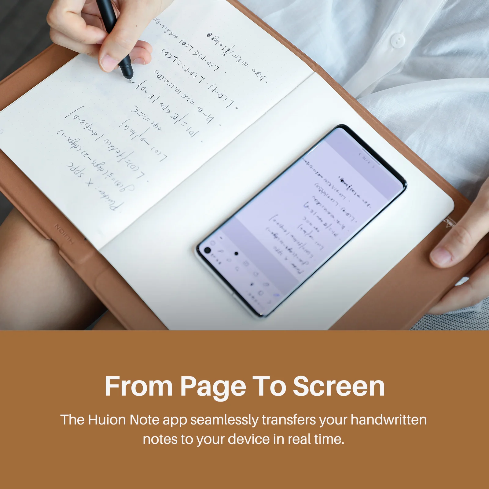 Huion Note Smart Notebook Writing Pad Digital Notepad Bluetooth 5.0 for Note-taking Sketching for Android/iOS/Win/macOS/Linux 4