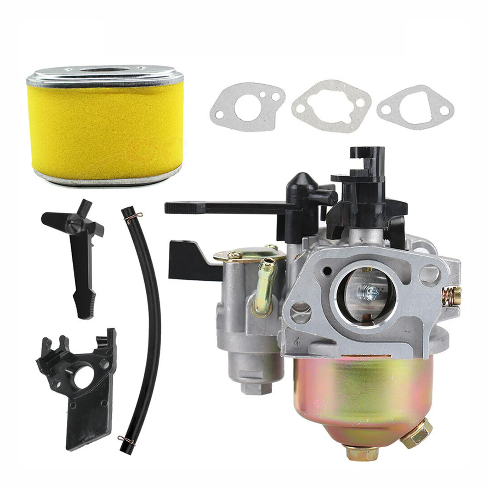 

For Honda GX160 GX200 Engines Motor Carburetor Carb Garden Yard 16100-ZH8-W61 24V 5.5hp 6.5hp Air Filter Aluminium