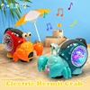 Crawling Hermit Crab Electronic Walking Animal with Music Infant Educational Dancing Toy Interactive Game Baby Christmas Gift 1