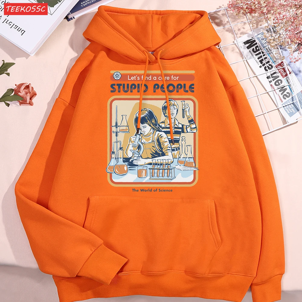 A Cure For Stupid People Men Women Sweatshirt Hip Hop Oversize Hoody Autumn Fleece Streetwear Harajuku Fleece Hoodie Couple