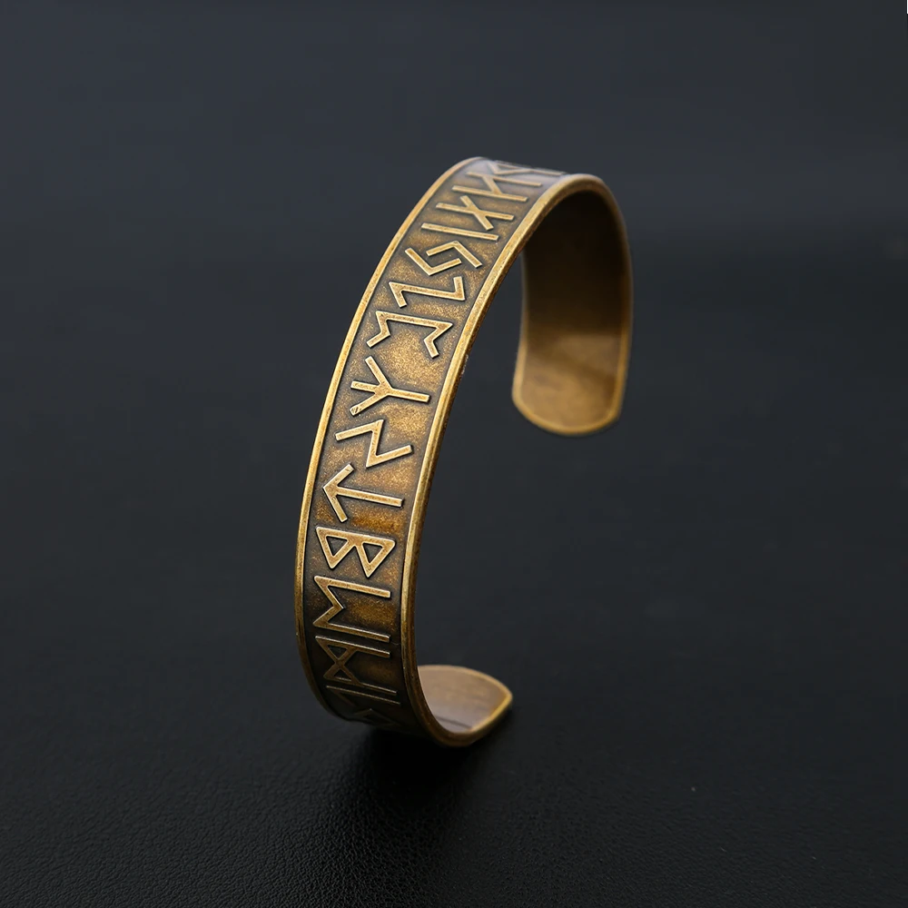 Stainless Steel Bracelet Vikings Rune for Men and Women