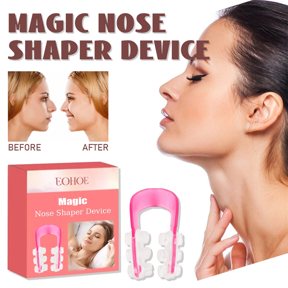 

Nose Corrector Not Grinding Soft Shaper Safe Nose Enhancement Nose Pads Comfortable Three-dimensional Nose Clip Innovative Soft