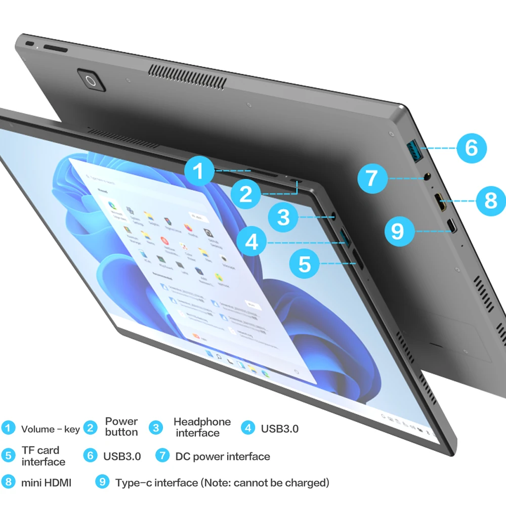 CRELANDER in Laptop Intel N95 14 Inch 2K Touch Screen