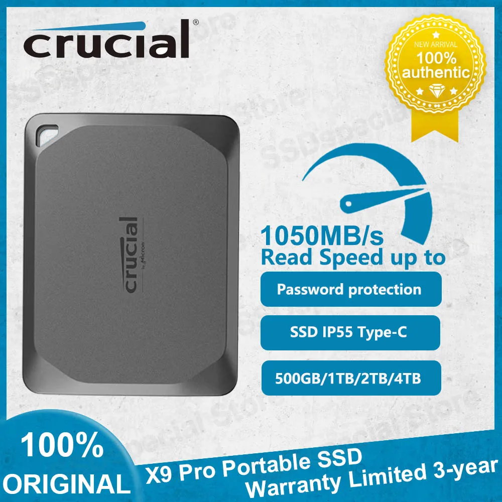 Crucial X9 Pro For Mac 外付け SSD 4TB 非常に重要-外付け Crucial X9 Pro For Mac 外付け SSD 4TB 非常に重要-外付け