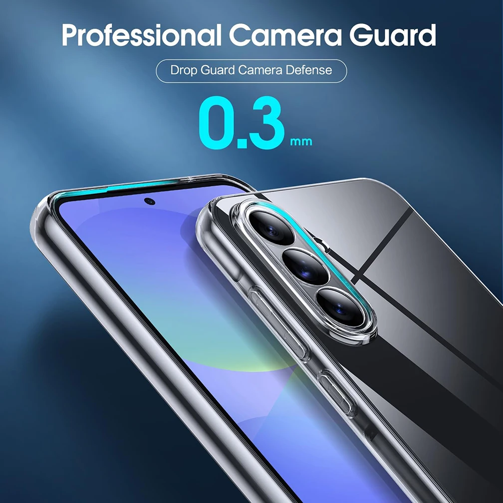 Transparent Ultra Thin Soft Silicone Clear Slim Phone Case Cover