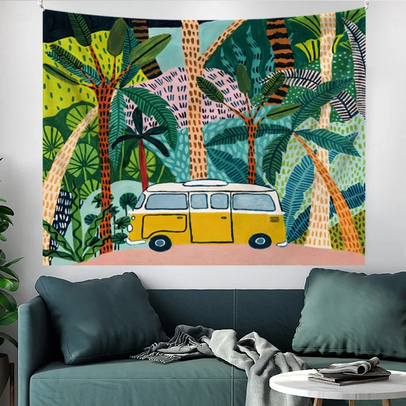 

Индивидуальный милый Декор для комнаты с девушкой, гобелен на стену, украшение в стиле бохо, настенное украшение, Декор для дома, карты Таро, настенный гобелен, украшение для спальни