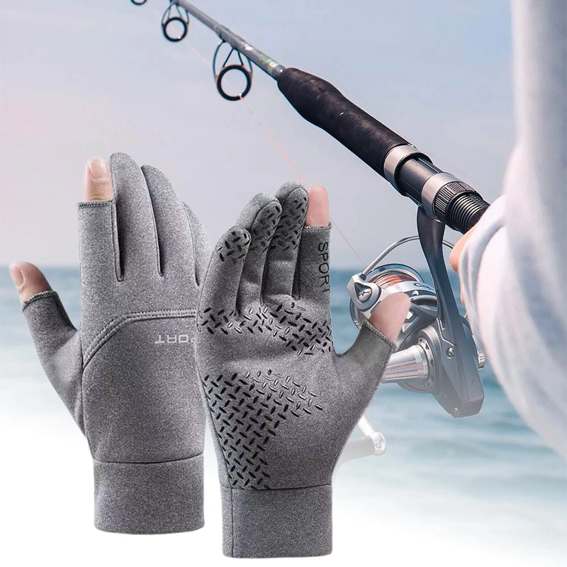 Winter Fishing Gloves Universal Anti-slip Touchable Screen for Men and Women