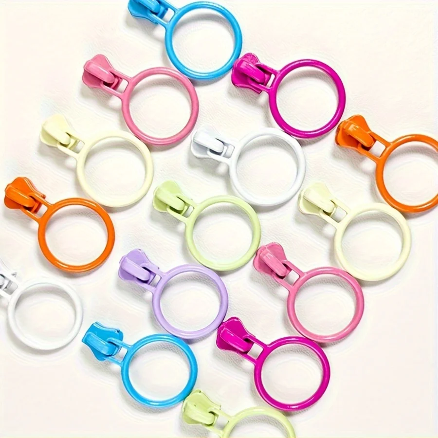 10 pcs3# Metal Zipper Pullers for Stationery Pen Bags Shoes Boots Bags