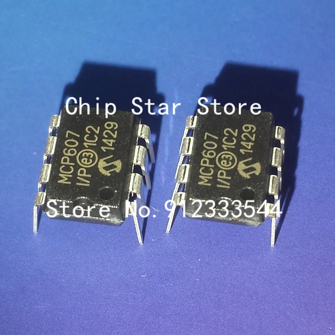 5100pcs MCP607I/P MCP607 DIP8 Operational Amplifier Dual 2 Amplifier