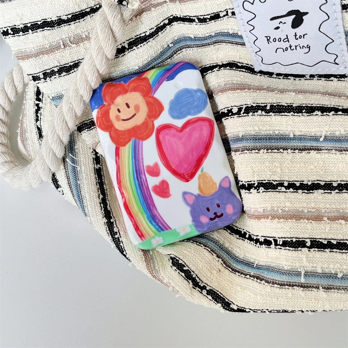 Colorful Cartoon Pattern Case for iPhone External Battery