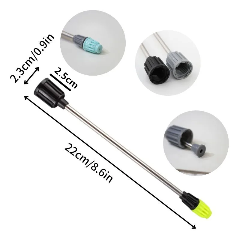 Spray Bottle Portable Pressure Hand Operated Kettle Pressurized Extension Rod Long Nozzle Gardening Tool