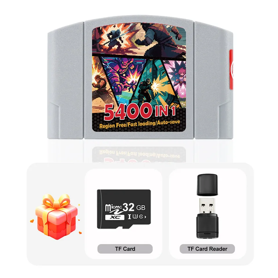 Game Cart For Nintendo 64 Console N64 Game Cartridge With