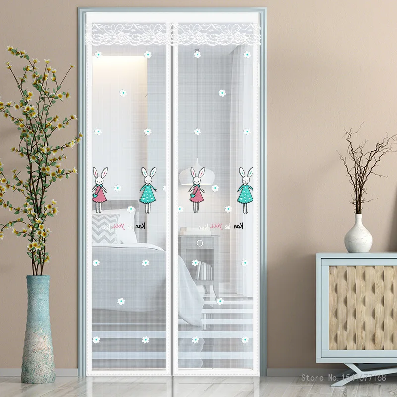 Summer Magnetic Screen Door Curtain Anti Mosquito Net Insect Fly Bug Curtains Automatic Closing Mesh Anti Mosquito Door Curtain