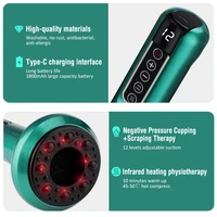 Smart Body Massage Suction Vacuum Cupping Device 6/12 Levels Anti Cellulite Heating Cans Back Guasha Scarping Chinese Meridian 6