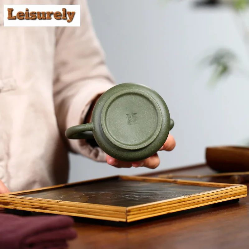 270ml Yixing Purple Clay Tea Pitcher Divide Tea Cha Hai Dispenser Raw Ore Bean Green Mud Justice Cup Fair Mug Chinese Tea Set