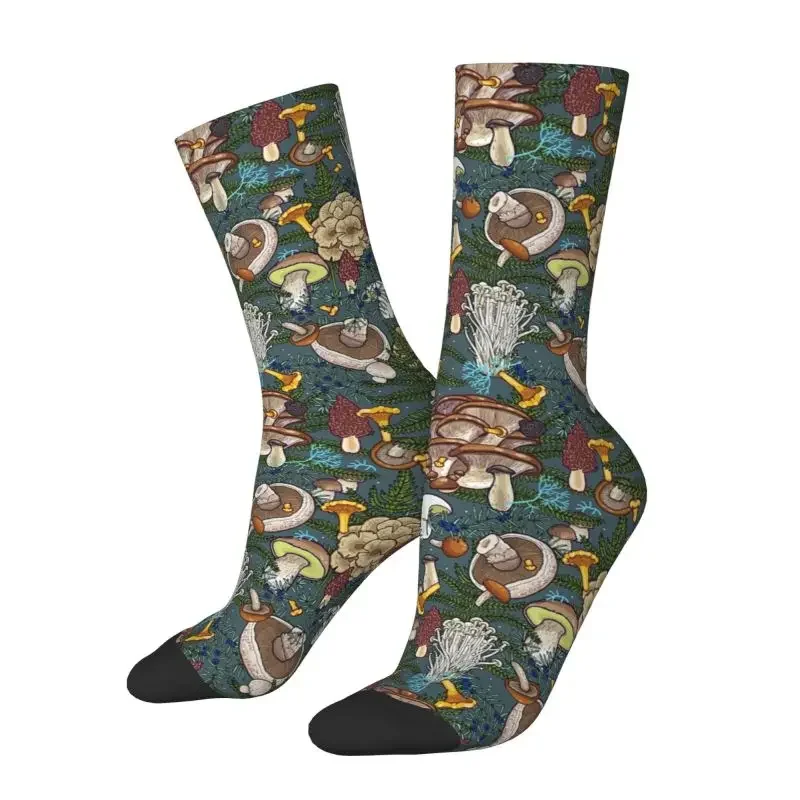 

Mushroom Forest Dress Socks Men Women Warm Fashion Novelty Crew Socks