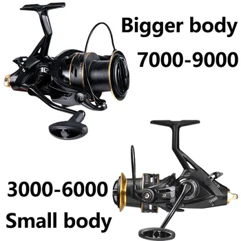 LINNHUE QH3000–9000 Carp Spinning Reel – 20kg Double Drag + Spare Spool 6