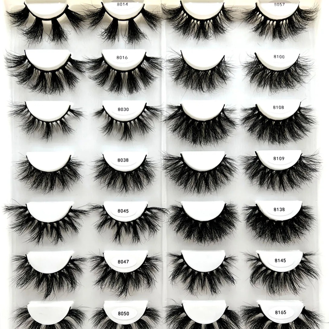 

Ресницы Накладные из натуральной норки, драматические объемные длинные завитые Пушистые Большие глазные ресницы 20 мм, нечистоплотный натуральный макияж глаз, многоразовый набор