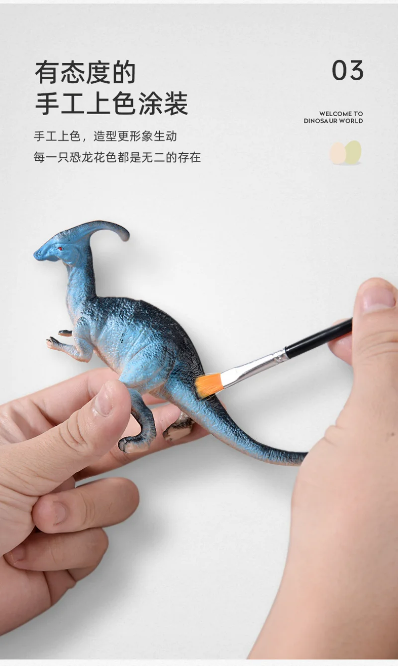 Cabeça do brinquedo do dinossauro móvel 360 graus fácil de compreender  presente perfeito textura clara dinossauro modelo de brinquedo para jogar  decoração - AliExpress