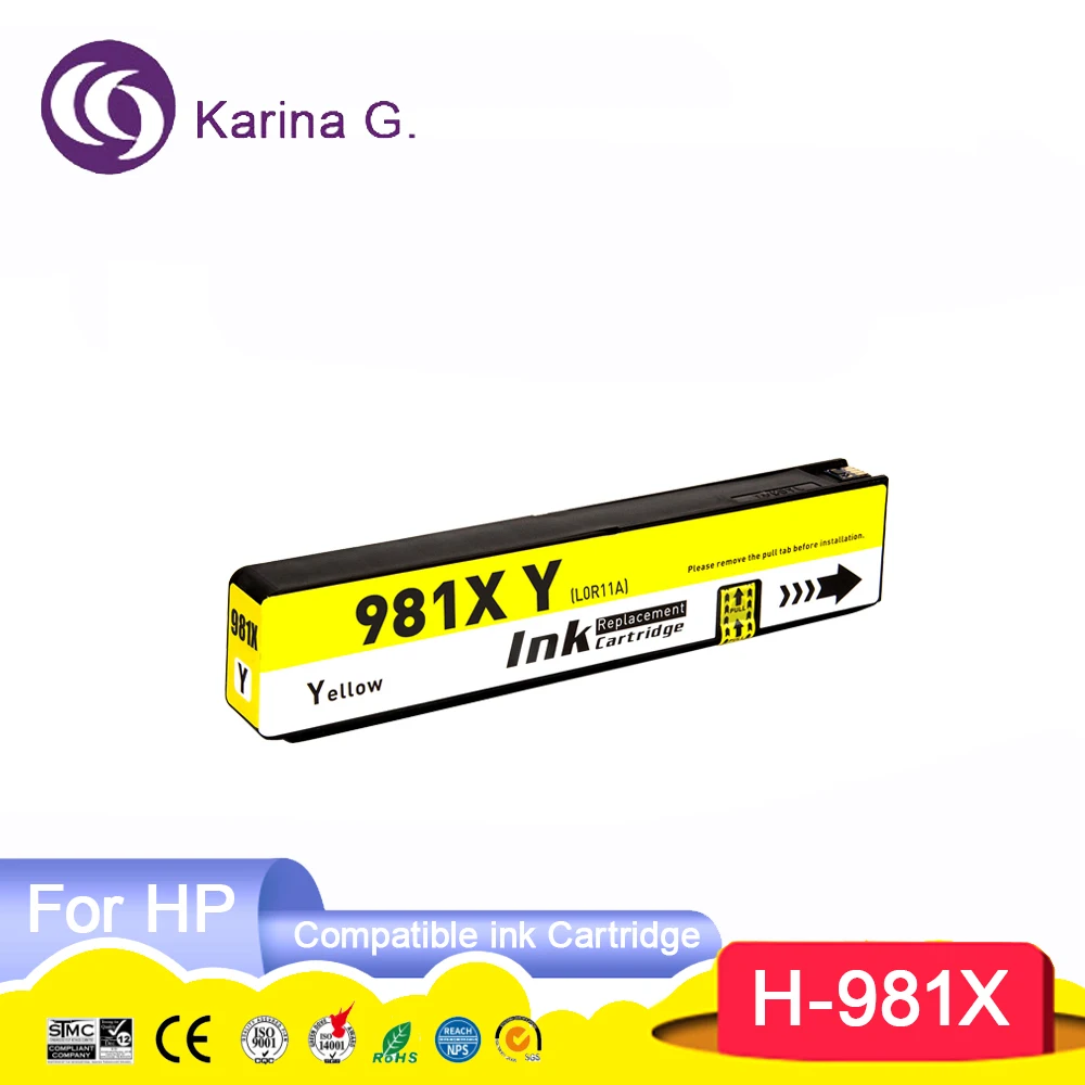 981A 981X 981X Premium Color Compatible Ink Jet Cartridge For PageWide Enterpri