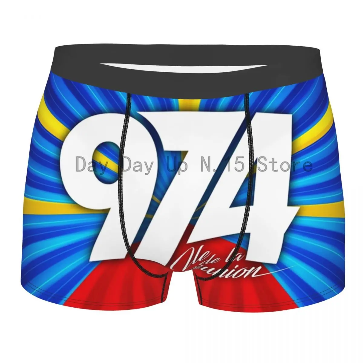 wel signature rca to xlr male Male Sexy 974 Reunion Island Signature 7 Maveli R Underwear Boxer Briefs Men Soft Shorts Underpants