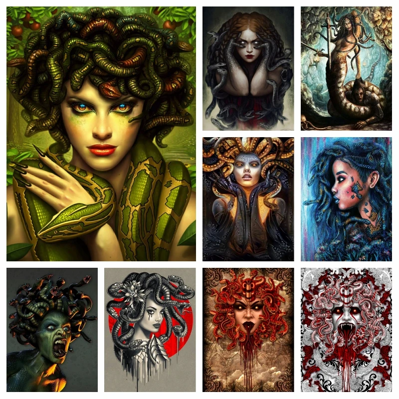 The Gorgons Art Print Medusa Witchcraft Dark Goddess 