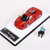 Diecast Model Car King Model 1/64 Ferrari Enzo Car Mode Ferrari with Doll Play Vehicles Toys for Boys 2