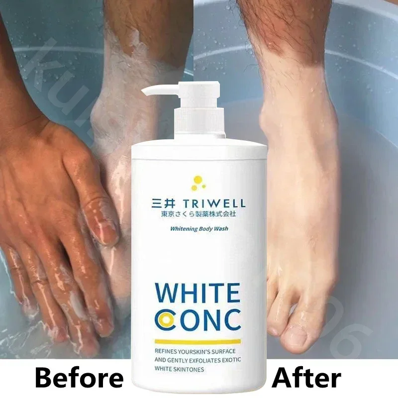 Body Wash Whitening Body Wash Shower Gel Deep Cleansing Removing Dirt Dead Skin Oil Control Even Skin Tone To Lighten Pigmentation 550ml