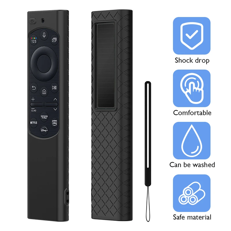 

Silicone Protective Case For 2022 Samsung Solar Remote Control BN59 BN68 Smart TV Shockproof Cover Sleeve For TM-1990C 2180