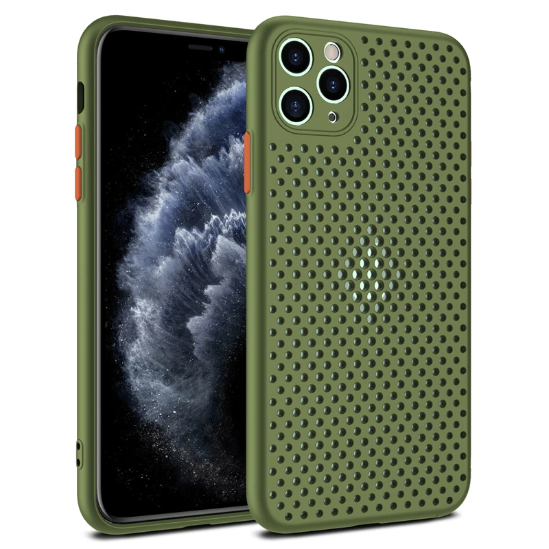 Breathable Cooling Ultra-thin Silicone Phone Case with Heat Dissipation